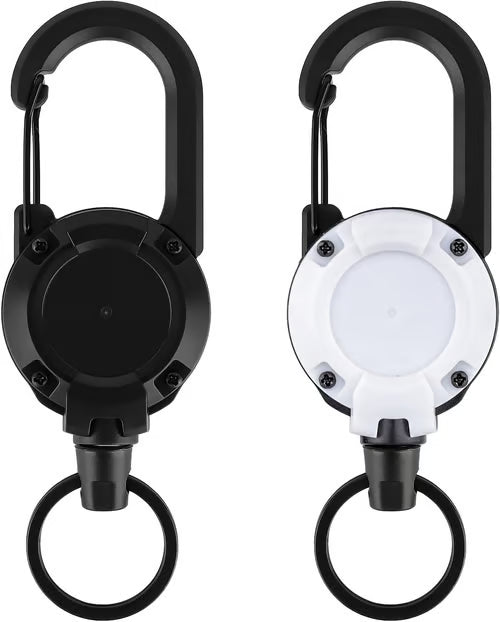 🔥Summer Hot Sale Promotion-49% OFF⏰-Outdoor Automatic Retractable Wire Rope Luya Tactical Keychain