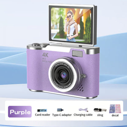 💥1080P HD 48MP Digital Point & Shoot Camera with 2.4 Inch HD Flip Screen💥
