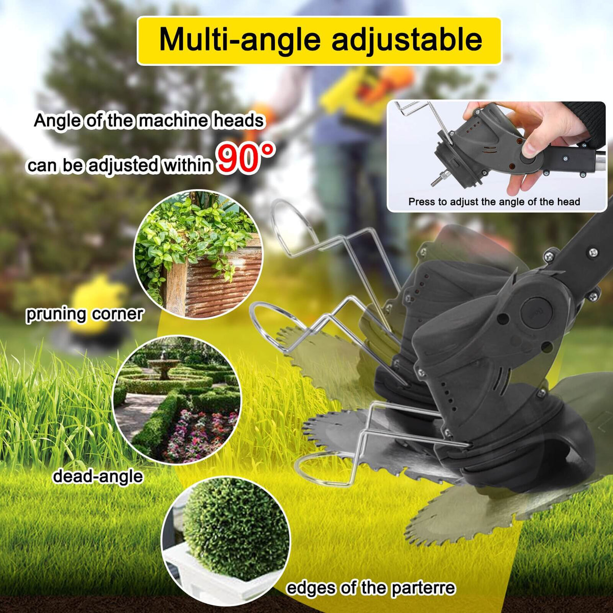 3 In 1 Cordless Grass Trimmer