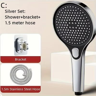 3 Spray Modes High pressure Hand Held Shower Head