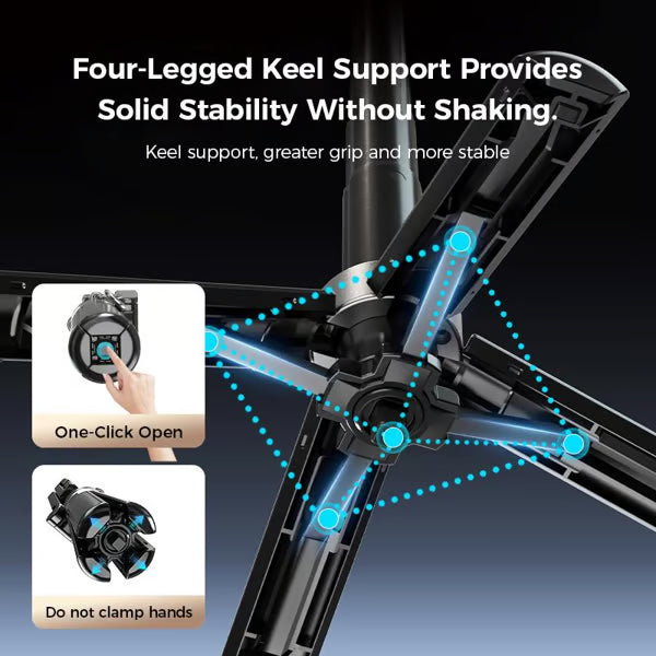 🔥 Limited stock! Summer Gifts Discount 49% OFF-🎁🎁4-in-1 Multifunctional 360° Rotation Magnetic Selfie Stick