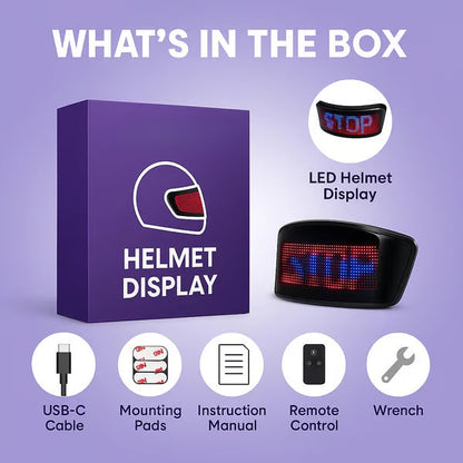 APP Display Helmet🏍️🆒