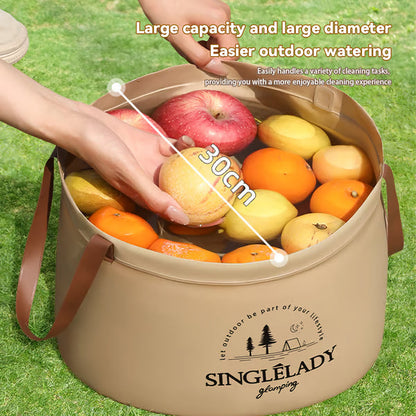 🏆Flash Sale⚡Collapsible Travel Basin – Portable Foldable Bucket for Camping, Laundry & Foot Soaks