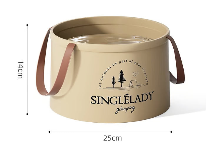 🏆Flash Sale⚡Collapsible Travel Basin – Portable Foldable Bucket for Camping, Laundry & Foot Soaks