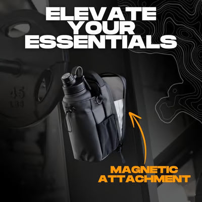Fitness portable bag with magnet