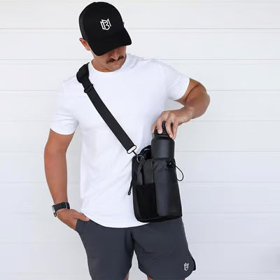 Fitness portable bag with magnet