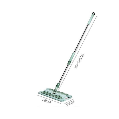 🏆Hot Sale 49% OFF⏳Flat Mop with Stainless Steel Handle with Reusable Washable Mop Cloths