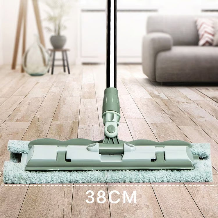 🏆Hot Sale 49% OFF⏳Flat Mop with Stainless Steel Handle with Reusable Washable Mop Cloths