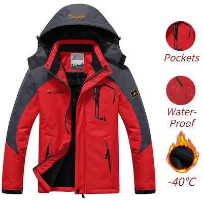 Men's Mountain Waterproof/Windproof Ski Jacket🧥