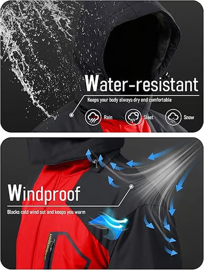 Men's Mountain Waterproof/Windproof Ski Jacket🧥
