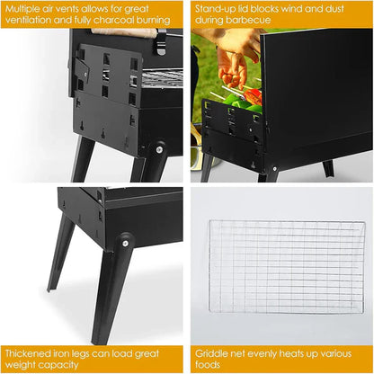 Mini Foldable Charcoal Grill