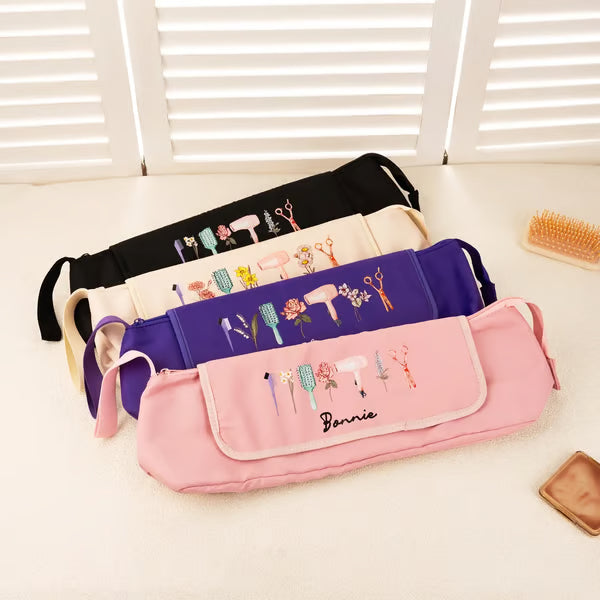 My Kit Where Tools Meet Blooms - Personalized Hair Tools Travel Bag
