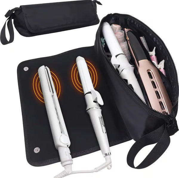 My Kit Where Tools Meet Blooms - Personalized Hair Tools Travel Bag