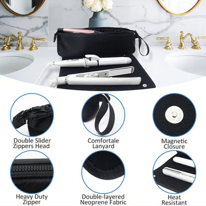 My Kit Where Tools Meet Blooms - Personalized Hair Tools Travel Bag