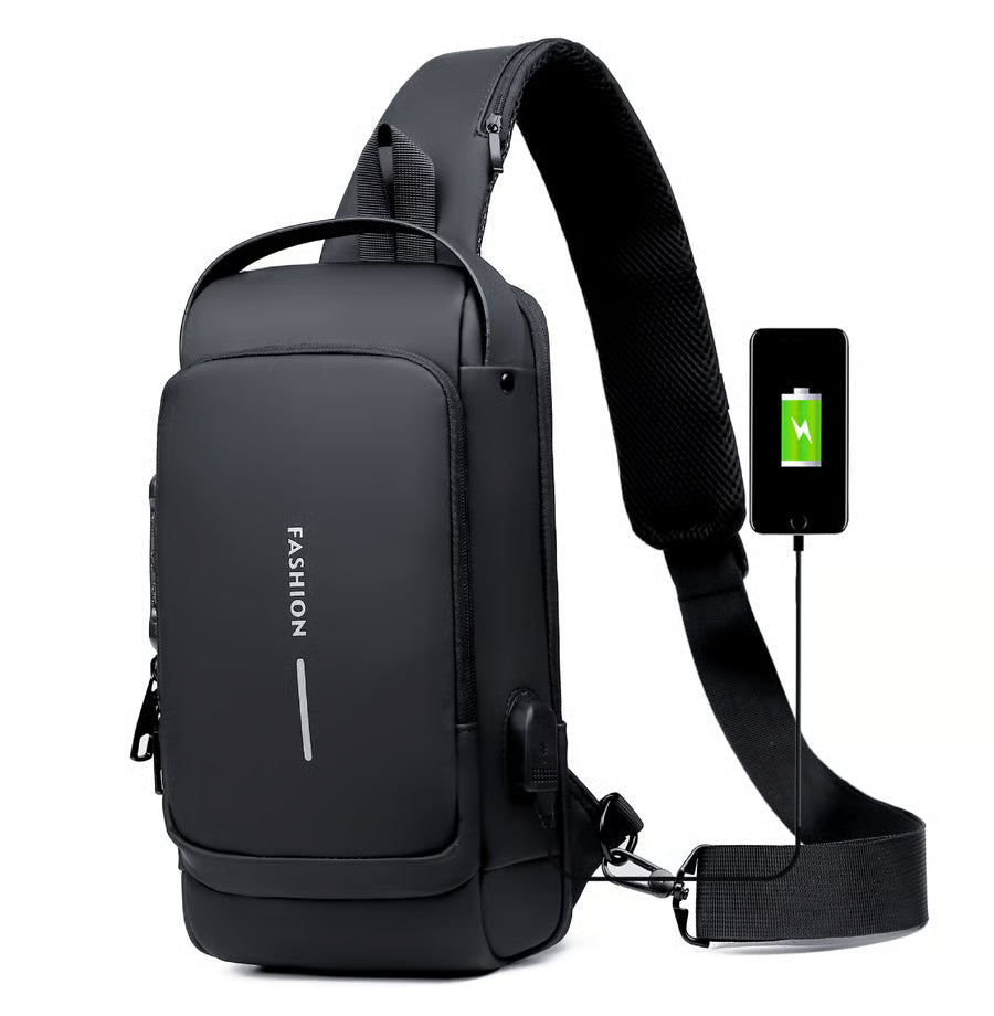 New Carbon Fiber Streamline Anti-Theft Sling Bag 🔥