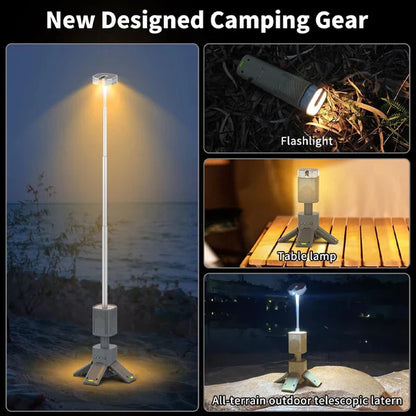 Telescopic Camping Light with Speaker